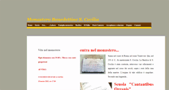Desktop Screenshot of benedettinesantacecilia.it